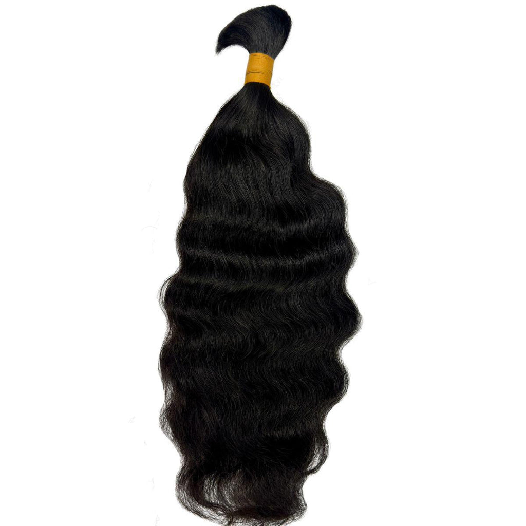 Raw Indian Curly Bulk Human Hair Extensions