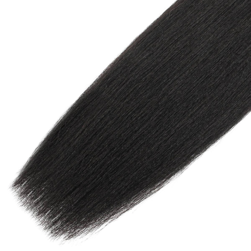 Yaki Straight Bulk Human Hair Extensions
